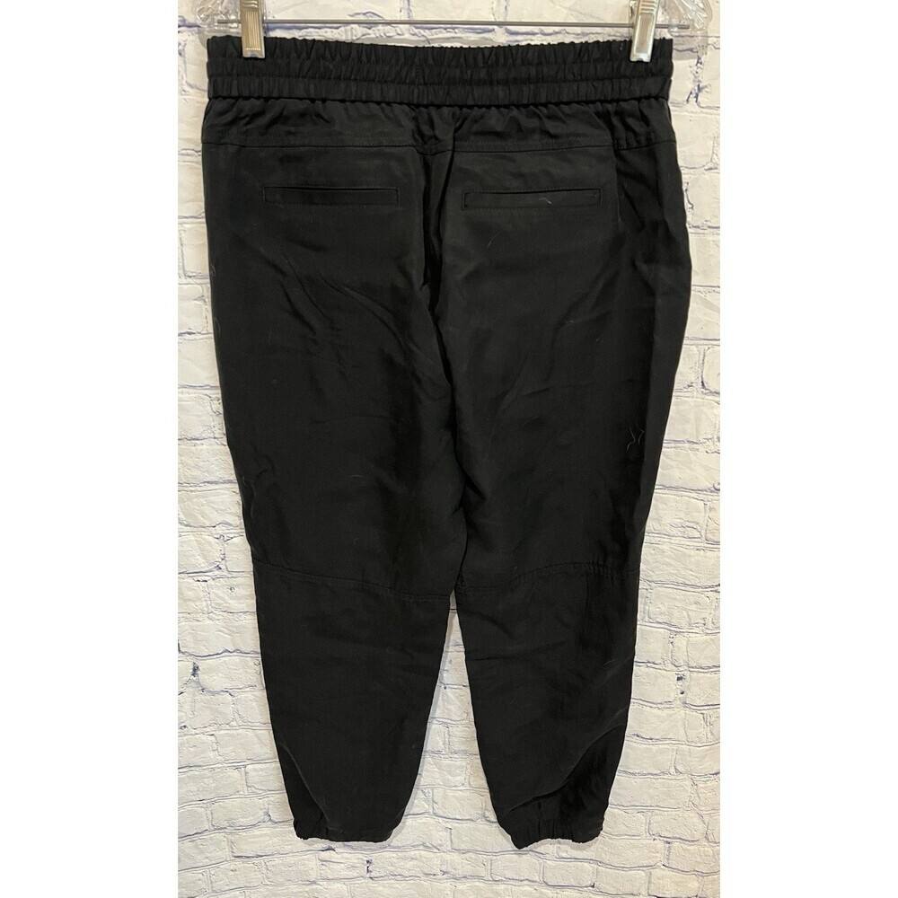 Banana Republic womens pants joggers black With Pockets Tie Elastic Waist Small - Picture 3 of 6